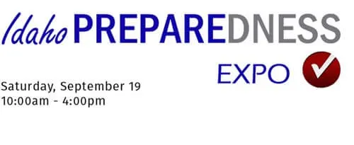 Idaho Preparedness Expo notice for Saturday, September 19