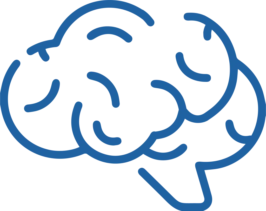 Icon of a brain, used for neurology services