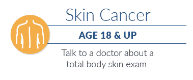 Skin Cancer testing recommendations 