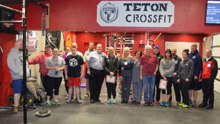 Picture of group at teton crossfire